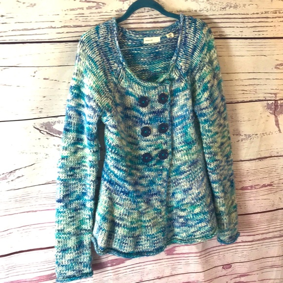 Anthropologie Sweaters - Anthropologie Sleeping on Snow woven cardigan